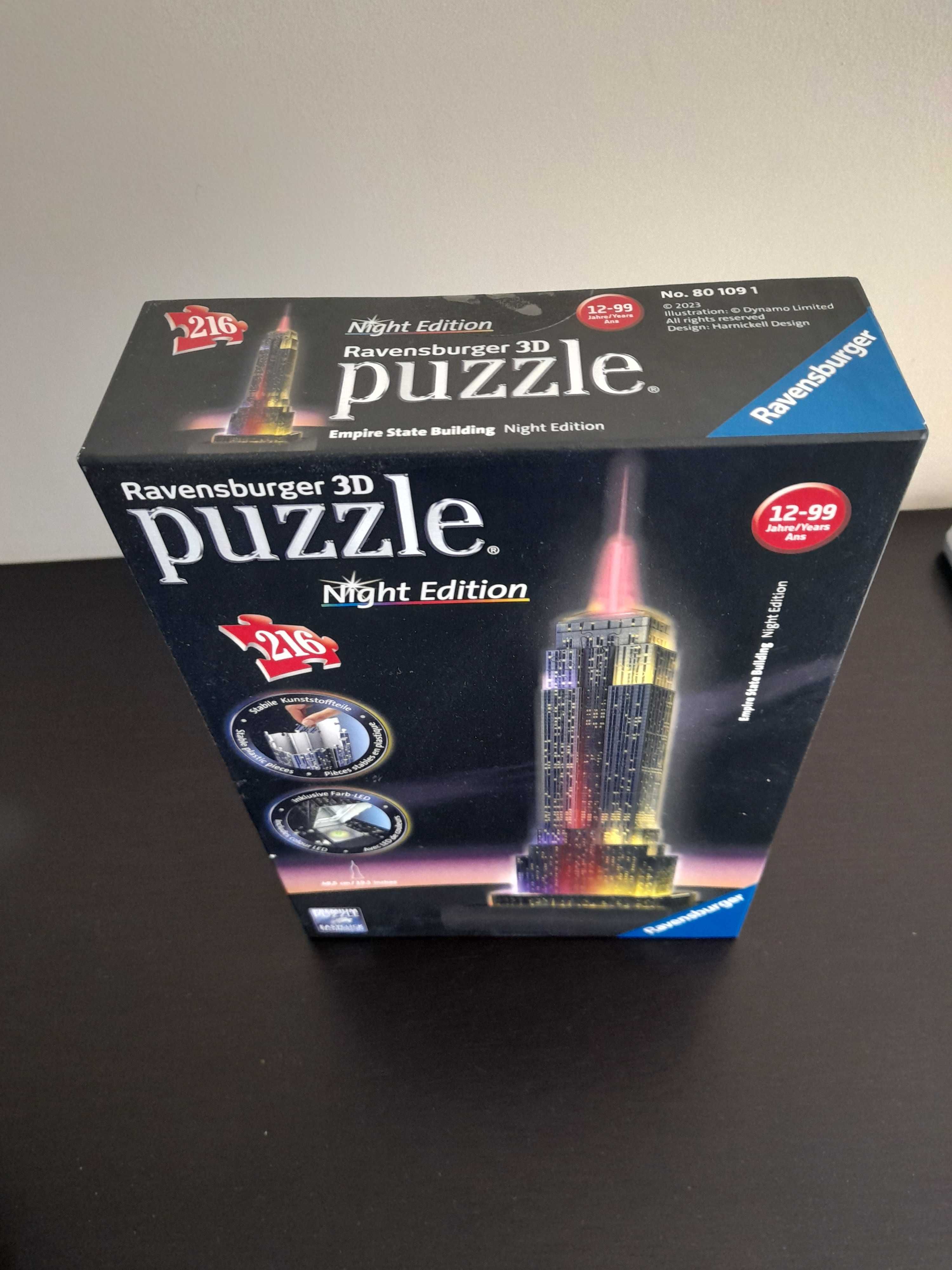Ravensburger - Puzzle 3D - Empire State com Luz. Por estrear.
