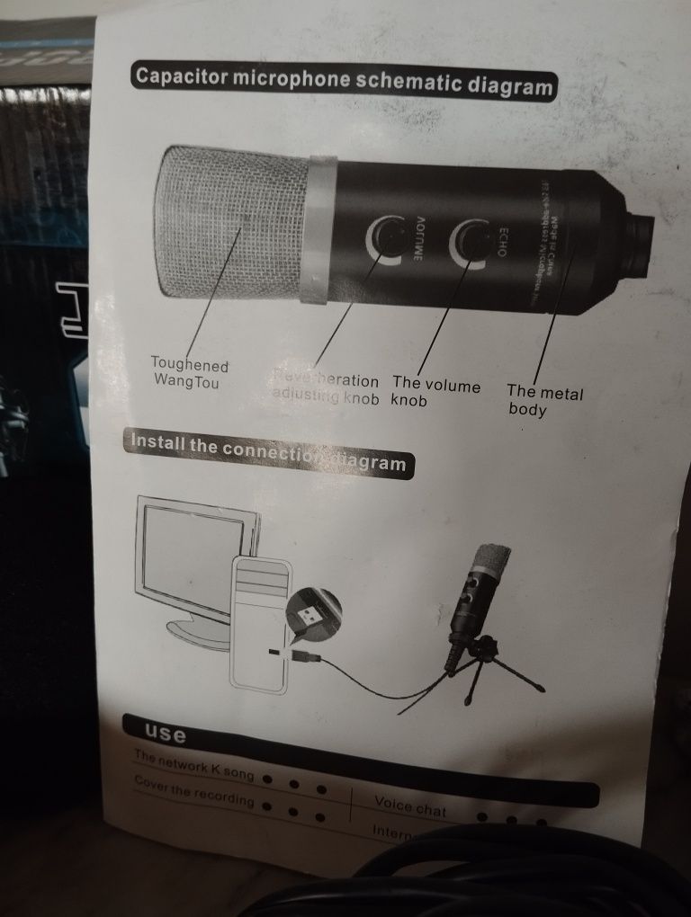 Mesa Mistura + Microfone USB