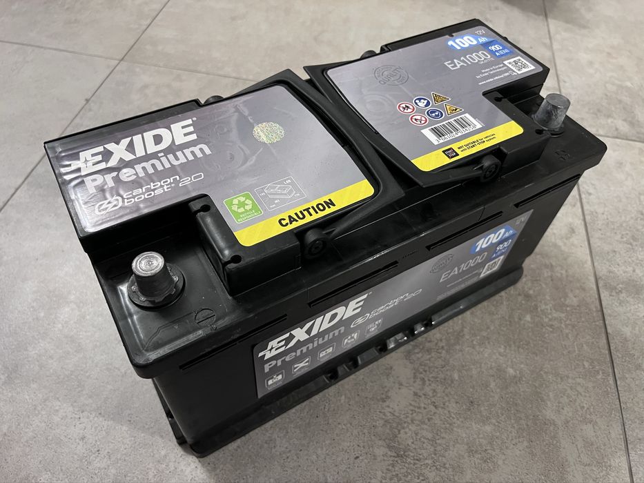 Автомобільний акумулятор EXIDE Premium 6СТ-100Ah АзЕ (EA1000)