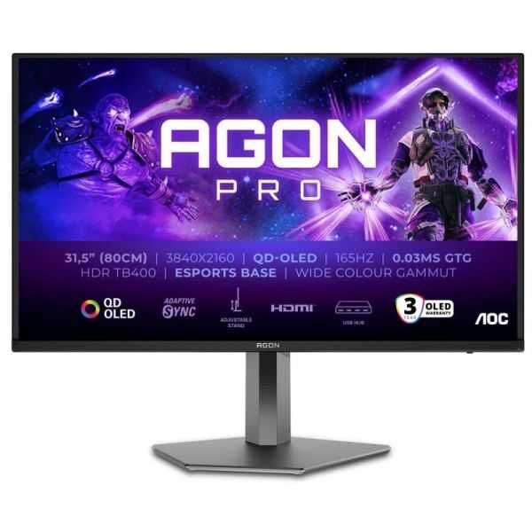 Monitor Gaming AOC AG326UD - 32" 4K QD-OLED 165HZ