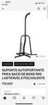 Suporte autoportante para saco de boxe 900 lastrável e polivalente.