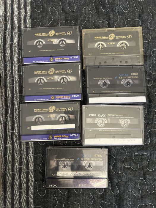 Кассеты TDK sa x90,basf,agfa