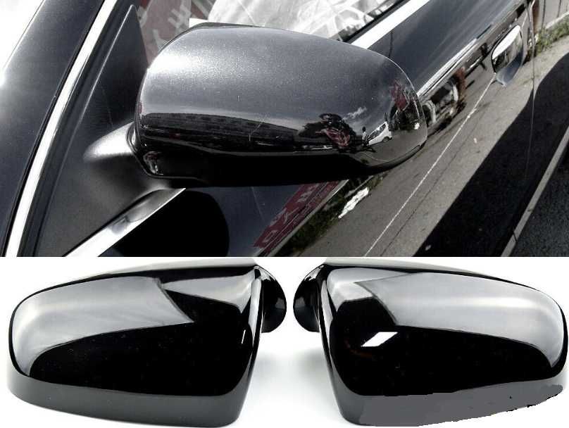 Obudowy Lusterek Nakładki AUDI A4 B7 8EC 8ED 8HE CZARNY POŁYSK