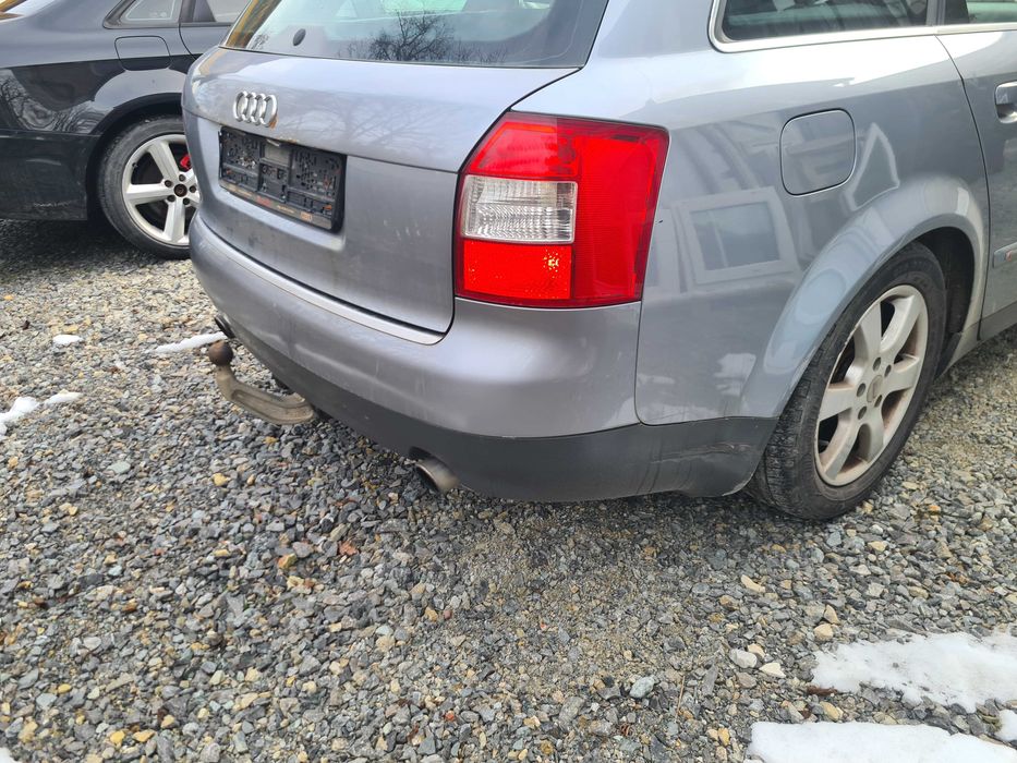 Zdezak Tył a4 B6 Kombi LY7J Kompletny 1.8T Dyfuzor Podwójny wylot