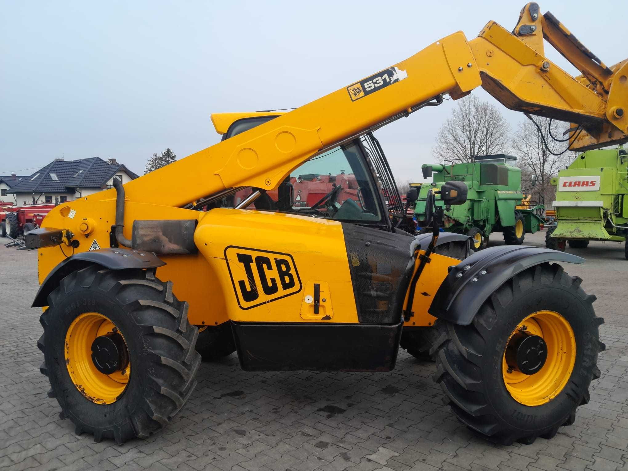 Ładowarka teleskopowa JCB 531 70.Super stan