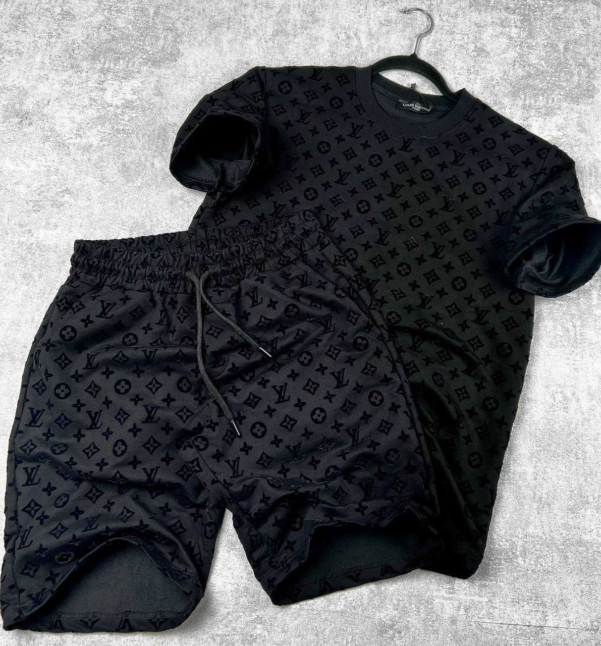 Костюм летний шорты + футболка Louis Vuitton (s-xxl)