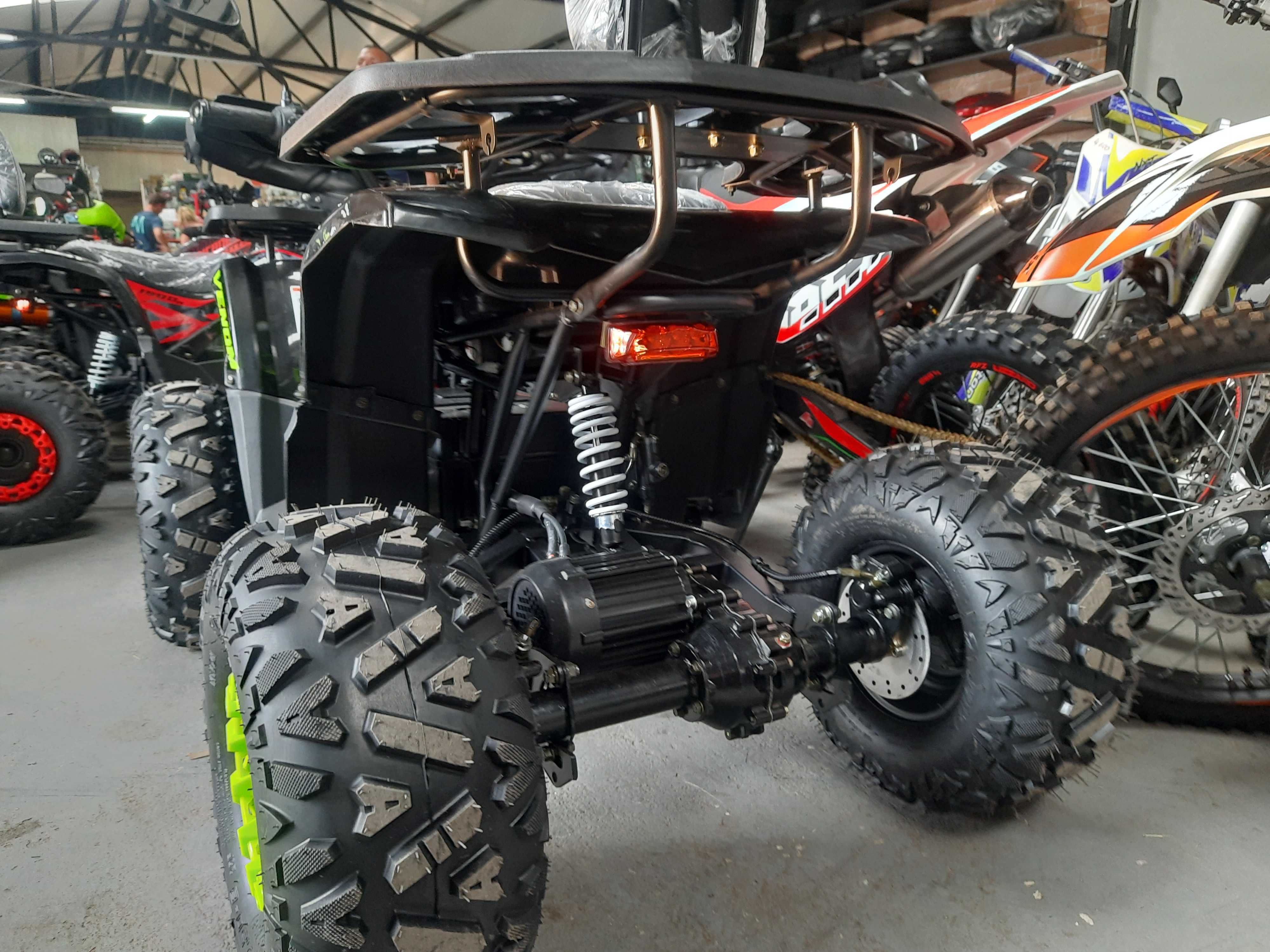 Mega duży QUad Elektryczny 1500w 8cali Xtr Asix Venom RATY kxd barton