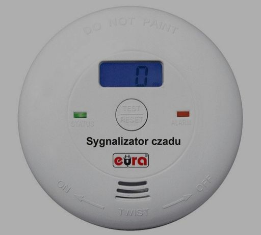 Sygnalizator Czujnik CZADU EURA CD-28A2 LCD  Bateryjny