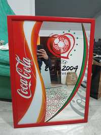 Vendo espelho da cocacola e euro 2004