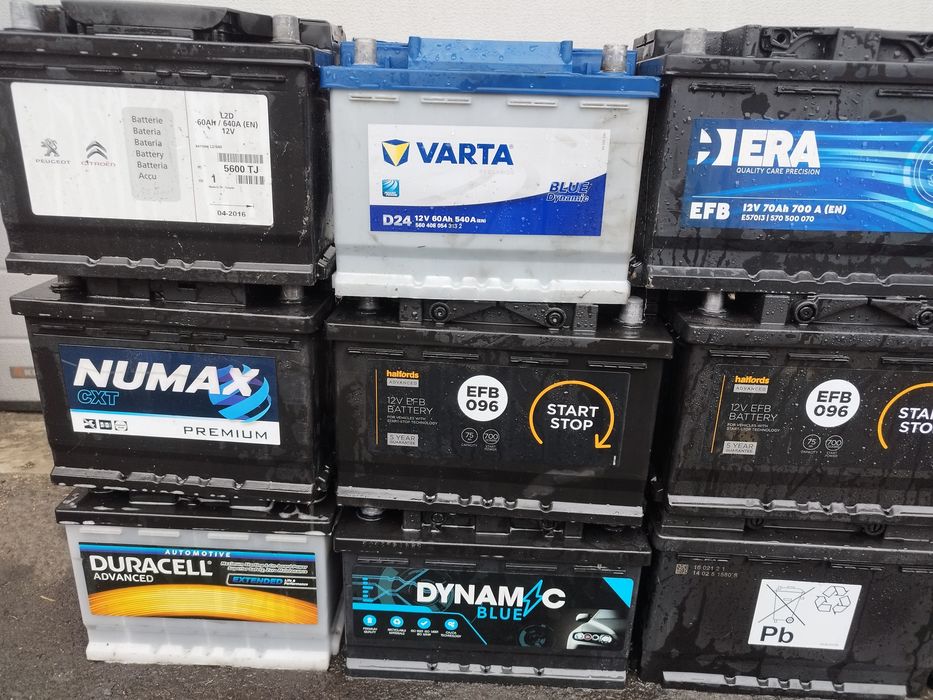 Akumulatory używane 50AH-95AH Bosch Varta start-stop w pełni sprawne