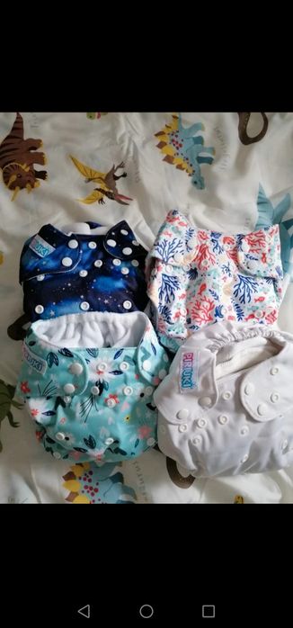 Fraldas reutilizáveis da marca Piriuki