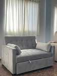 Sofá-cama cinzento - Promoção - ENVIO GRATIS