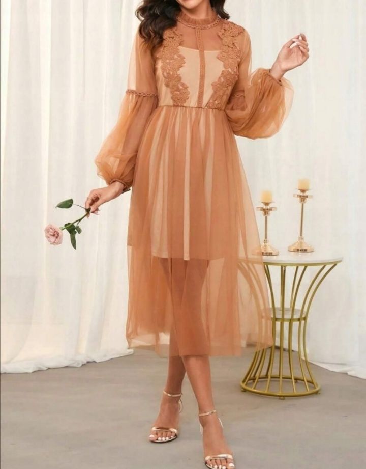 Elegancka sukienka wieczorowa L