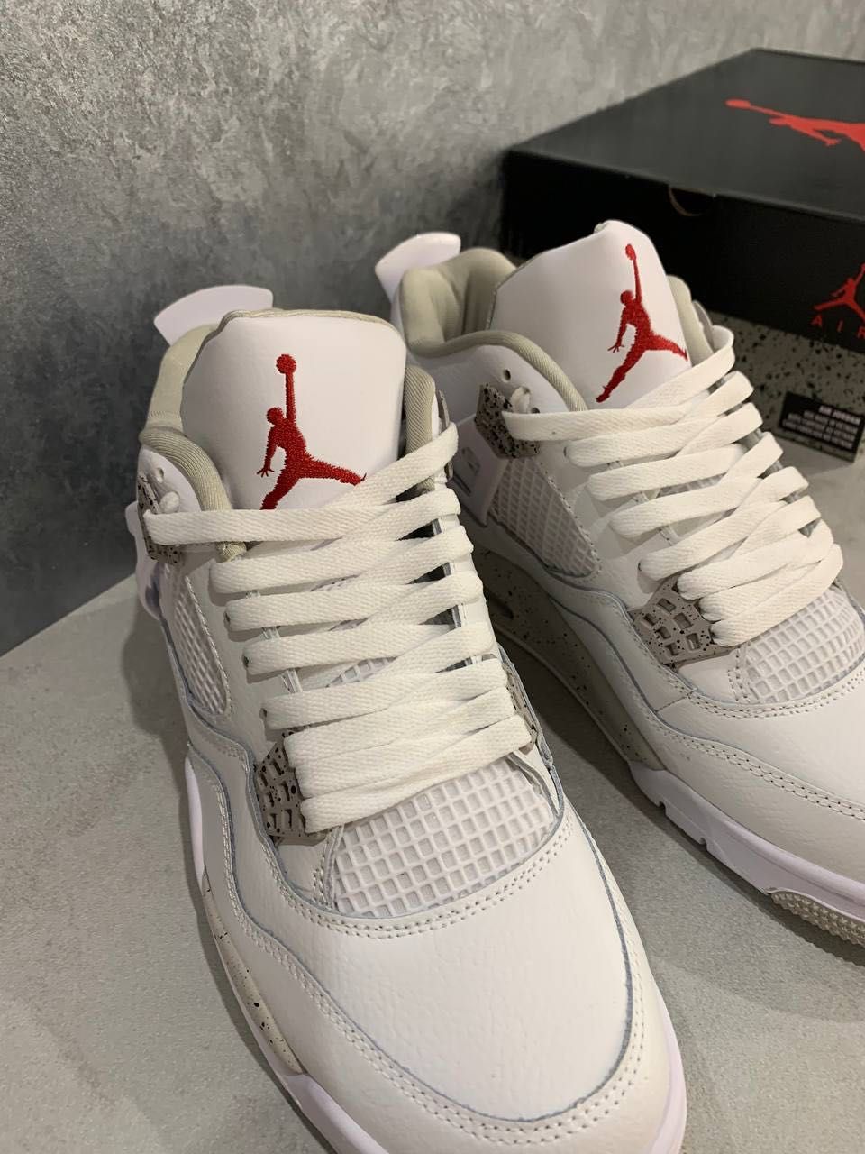 Jordan Retro 4 «White Oreo» Buty męskie trampki 40-45