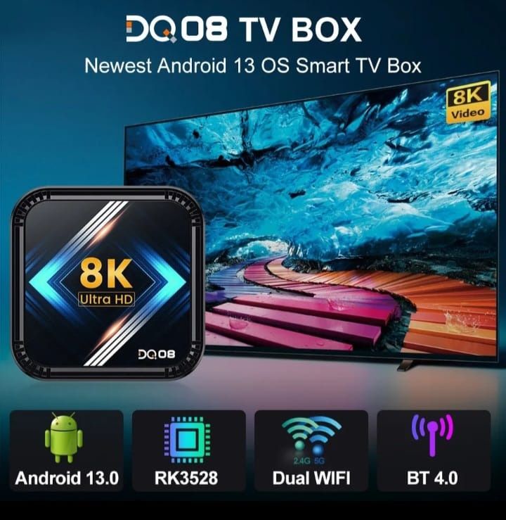 box stream tv DQ08 8k