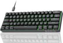 Klawiatura Gaming 60%, Anti-Ghosting! RED – Kompaktowa, Dierya DK61se,