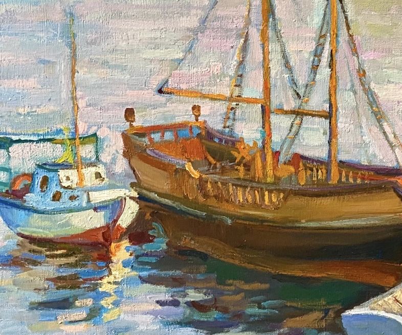 Картини. Морські пейзажі. Кораблі. Крим. 1985- 2002р. Головко В.П.