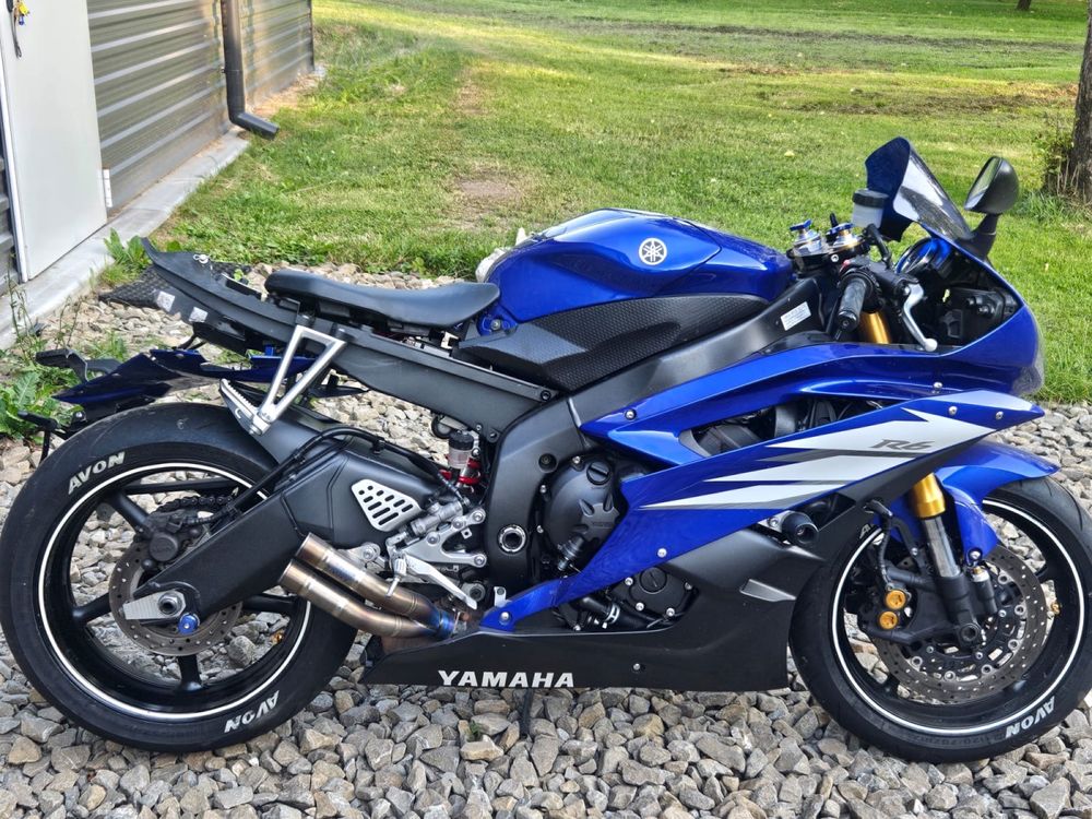 Yamaha yzf-r6 R6 rj11 Uszkodona Sprowadzony wydech mivv