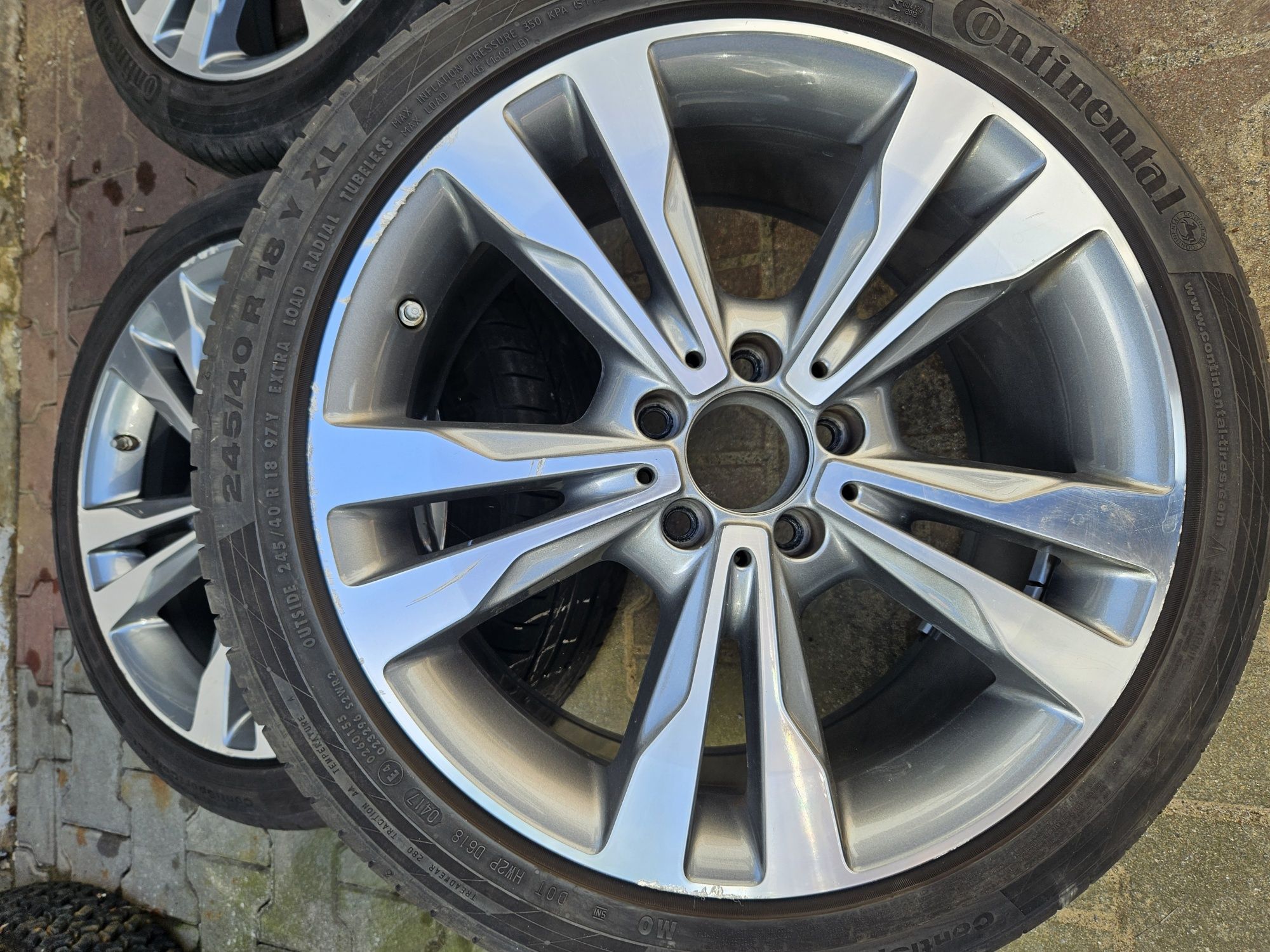 Oryginalne Felgi 18" Mercedes W205 C-Klasa 5x112 ET56 i ET44