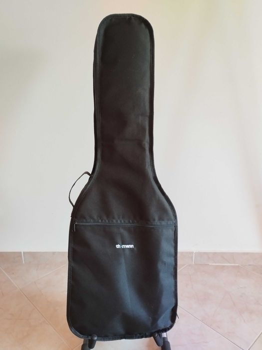 Guitarra elétrica Harley Benton Fusion-III HH FR EB FC com saco.