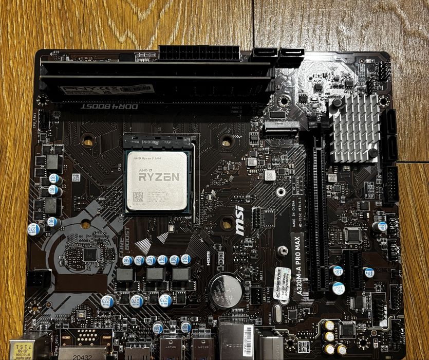 zestaw CPU + płyta główna + RAM