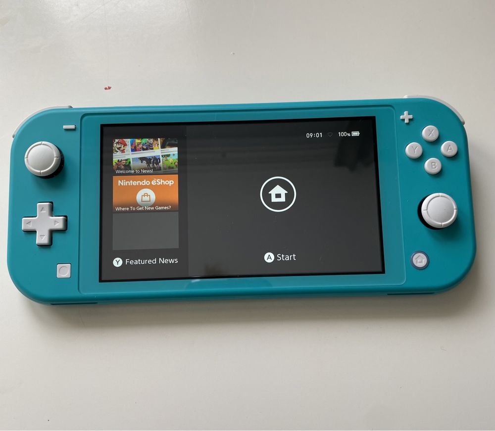 Turkusowe Nintendo Switch Lite