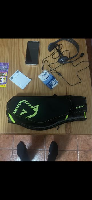 Equipamento motocross botas capacete etc ussado