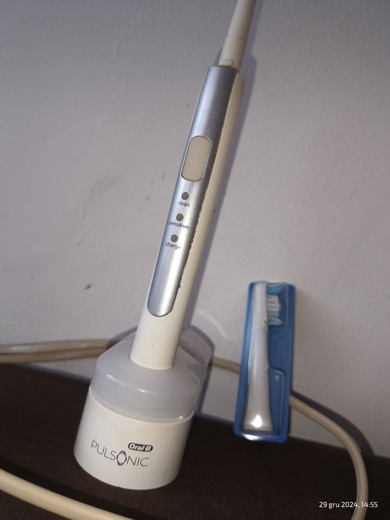 Szczoteczka Soniczna Pulsonic plus ładowarka+Nowa końcówka Szczoteczki