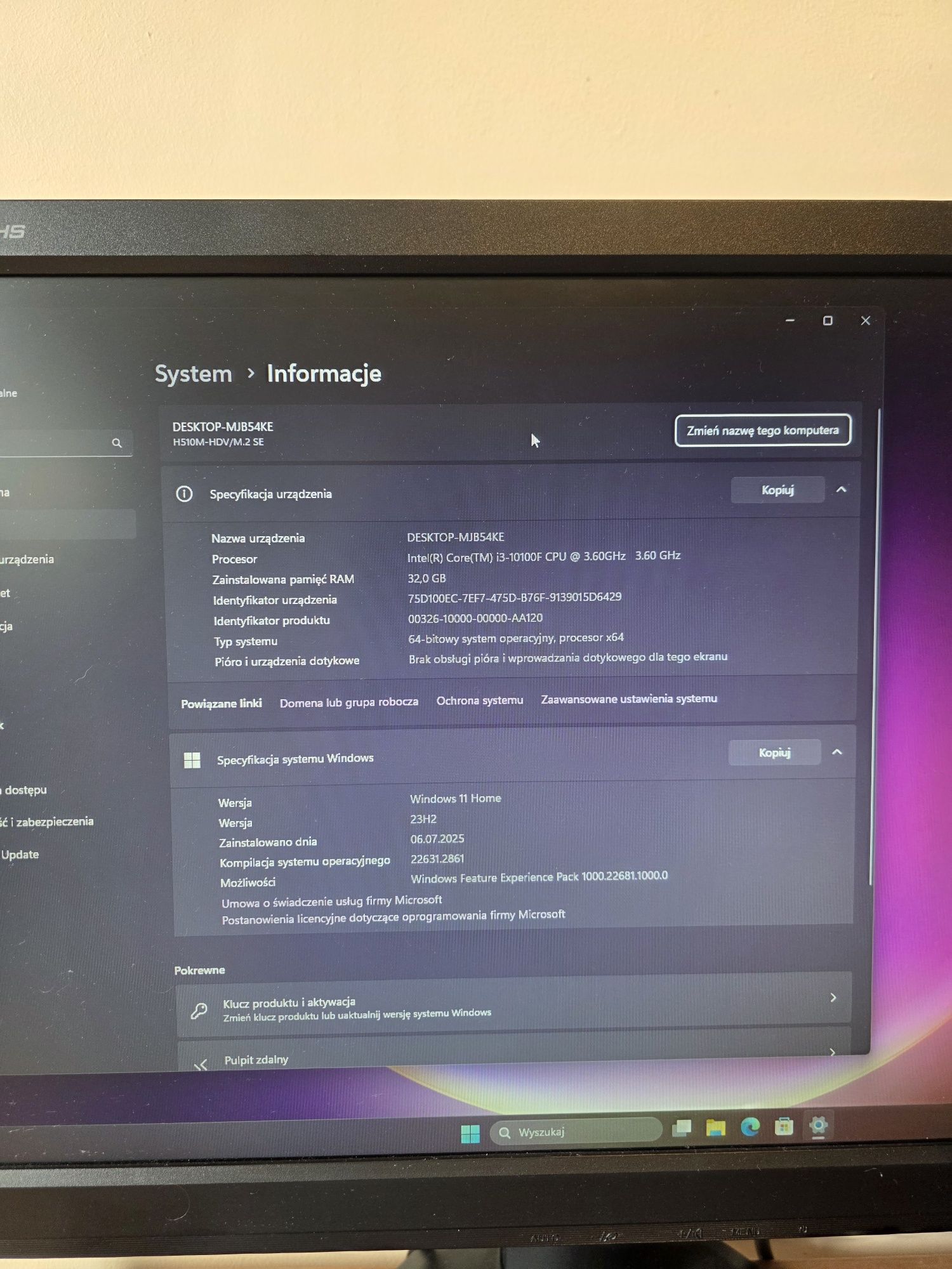 Caly zestaw,gtx 1660Ti,i3-10100f, m2 512gb,ddr4 32gb