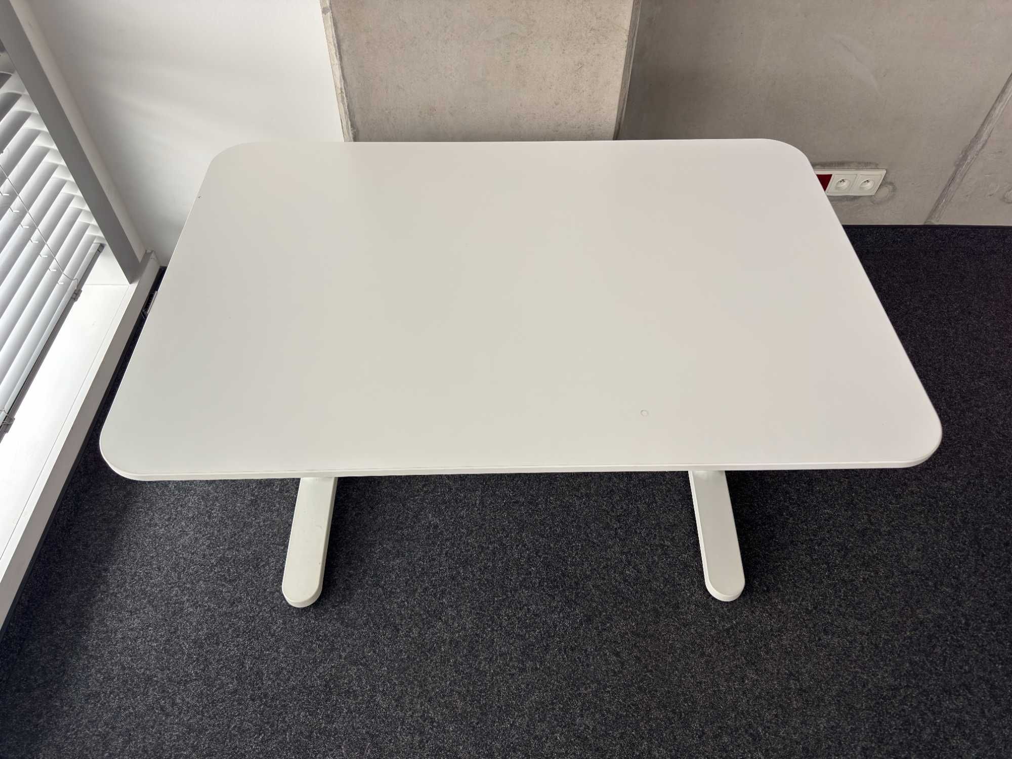 Biurko białe -  Ikea bekant 120x80