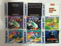 Gameboy - Manuais de jogos
