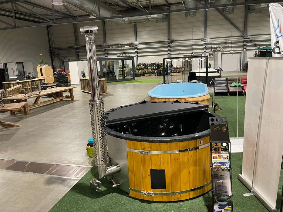 Balia 225cm GRANITCOAT Gorąca Beczka Hot Tub Hydromasaż PREMIUM