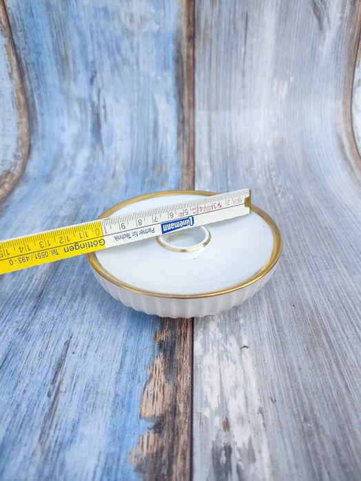 Porcelanowy świecznik sygnowany - design - vintage