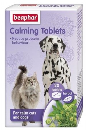 Tabletki na uspokojenie dla kotów i psów Beaphar Calming Tablets 20tab