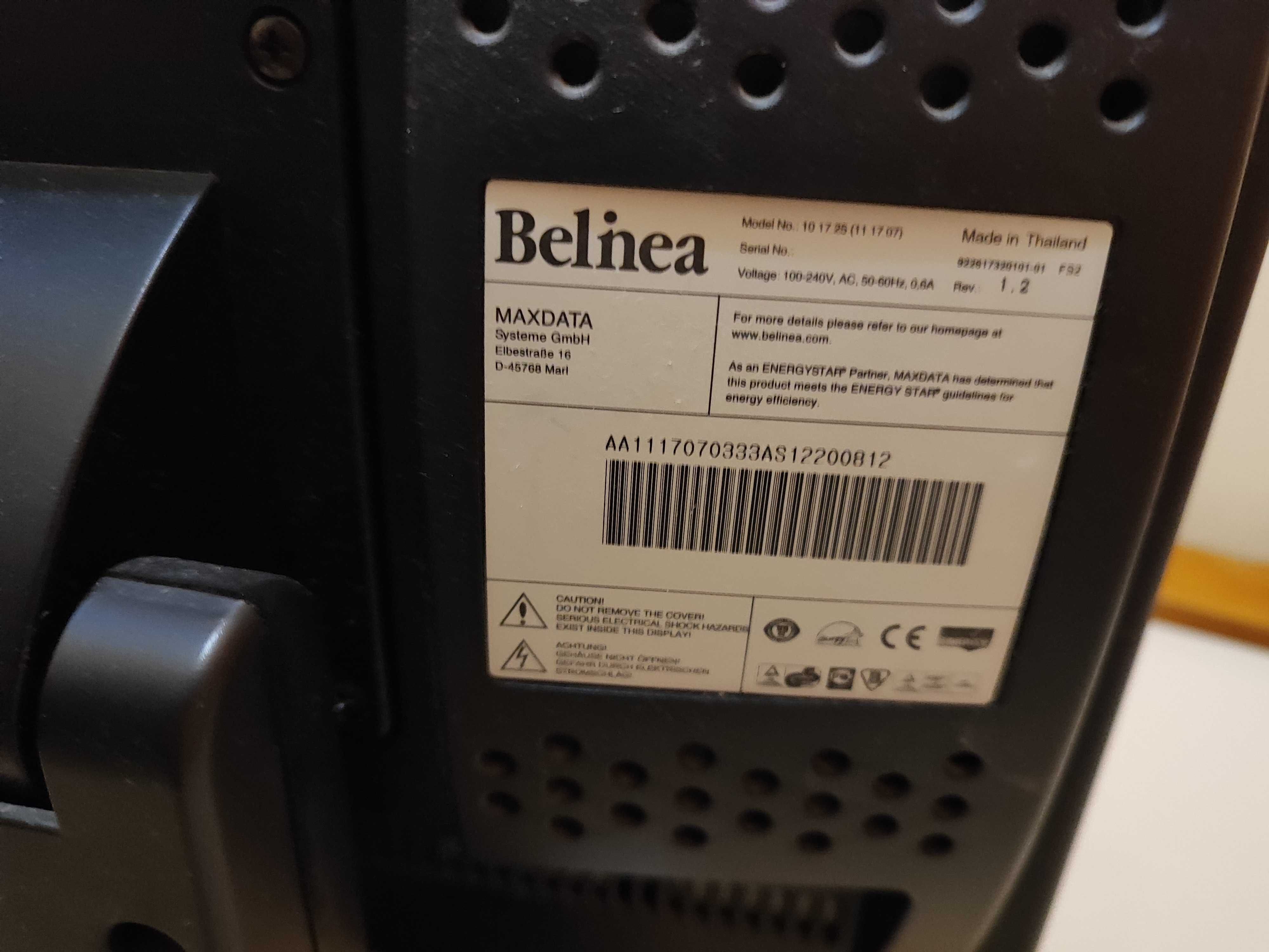 Monitor komputerowy Belinea z głośnikami stan idealny