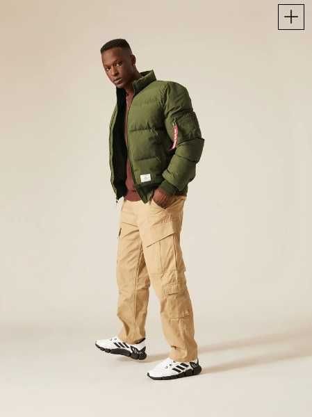 Зимова куртка   бомбер дутик Alpha Industries MA-1 Quilted