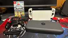Nintendo Switch Oded+Acessórios+Estojo+Pokémon LegensArceus(COMO NOVA)