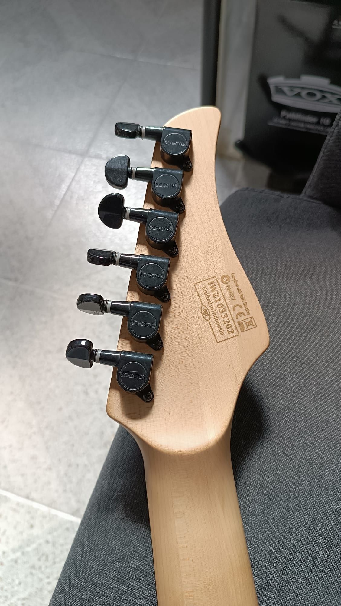 Schecter C6 Pro Aurora Burst