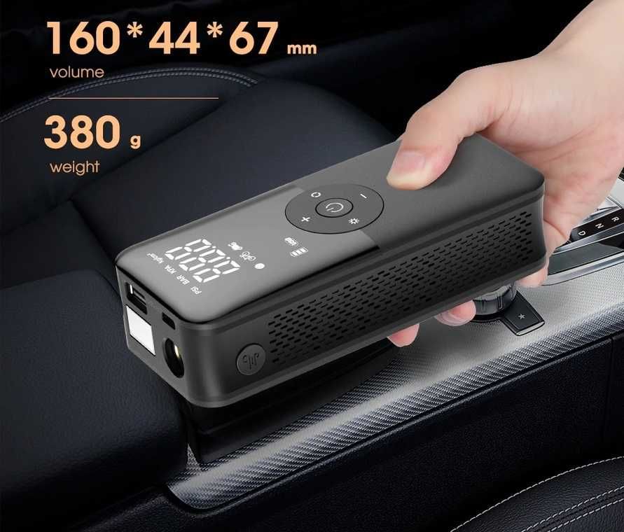 Насос Carsun C3106 автомобільний акумуляторний компресор PowerBank