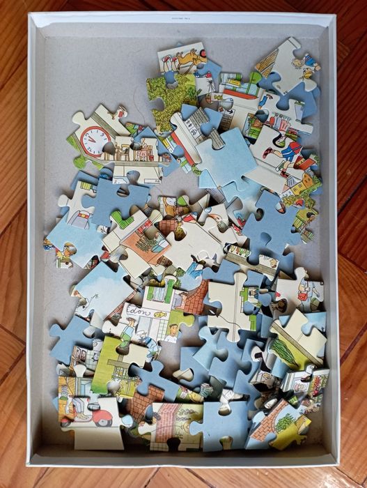 Puzzle completo 100 peças Estação de Comboios