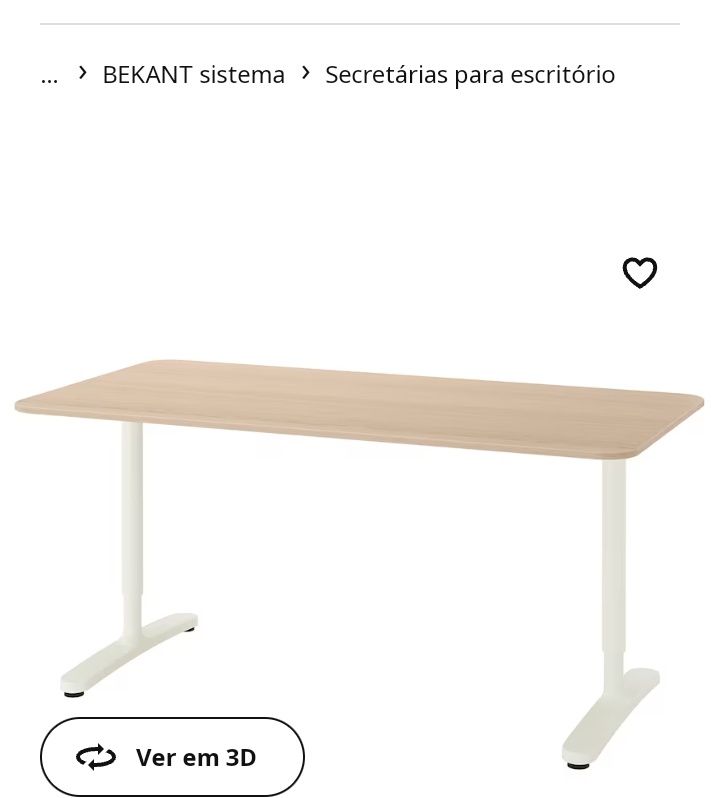 Secretária IKEA 160x80