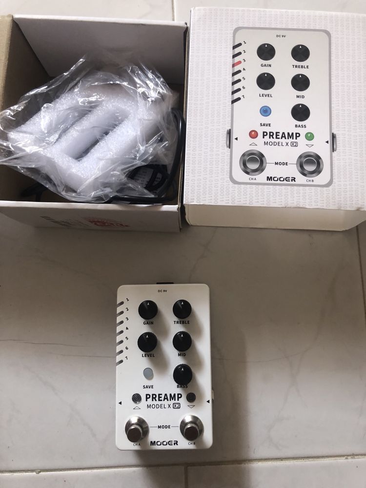 Mooer preamp X boss bf-2 isp decimator 2 kmise ultimate drive