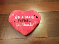 Almofada coração fofa