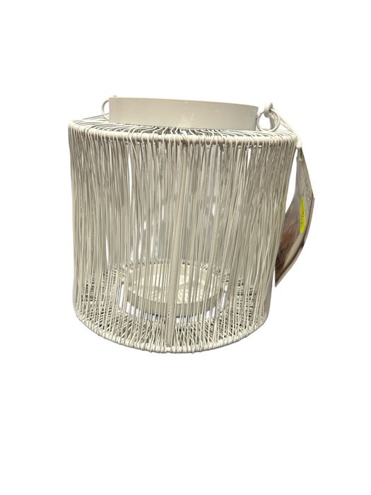 Metalowy lampion biały nr.7340