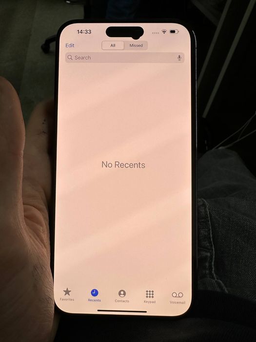 Дисплей iphone 14 pro max з дефектом