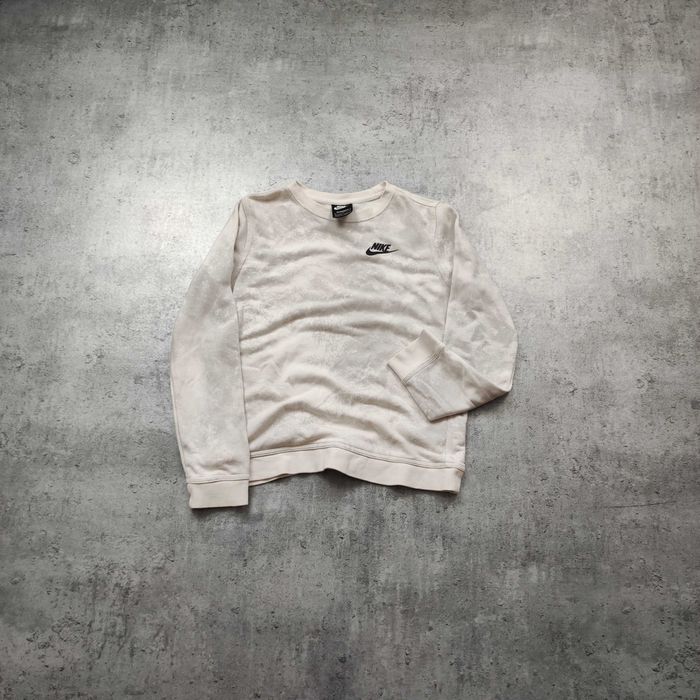 DAMSKA Bluza Sportowa bez Kaptura Bawełna Nike AIR MAX Tie Dye Logo