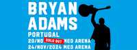 Bryan Adams Meo Arena - 3 bilhetes