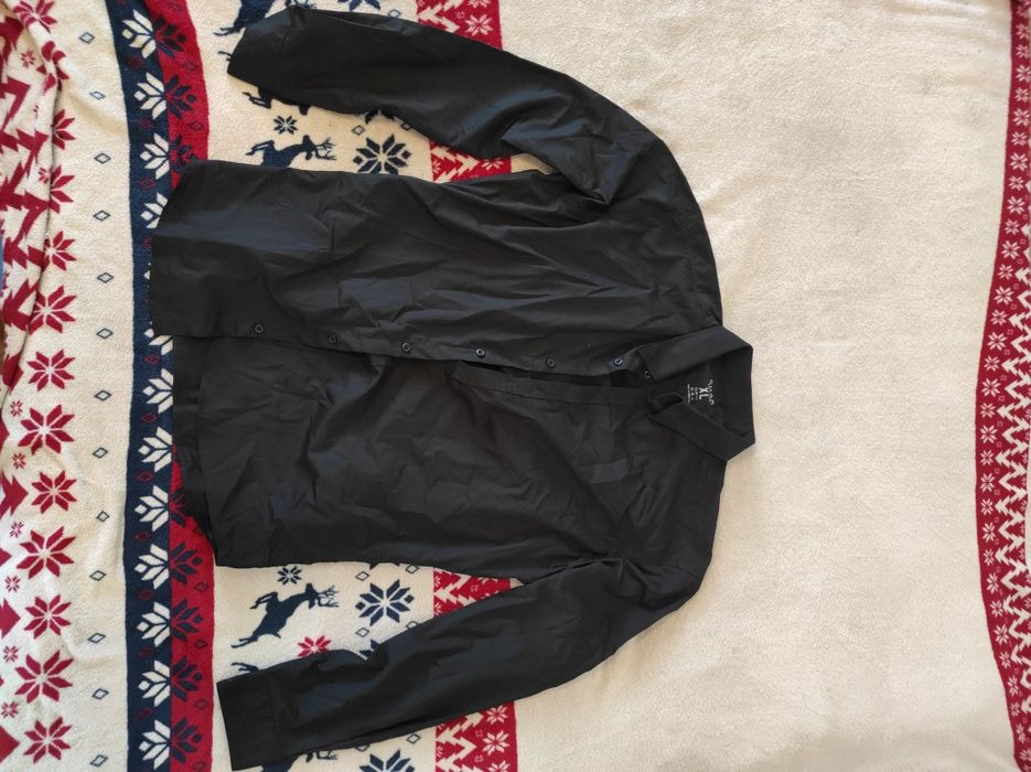 Czarna koszula męska rozmiar XL