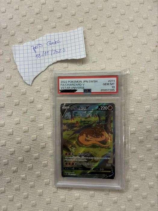 Charizard V 211/172  (jp) - PSA10