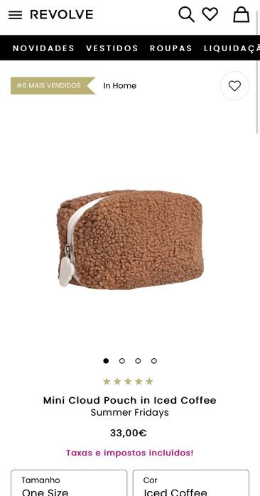 Bolsa Cosméticos Summer Fridays Cloud Pouch – PORTES INCLUÍDOS